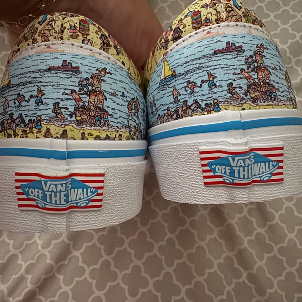 Vans Where's Waldo Classic Slip-Ons - Picture 6 of 8